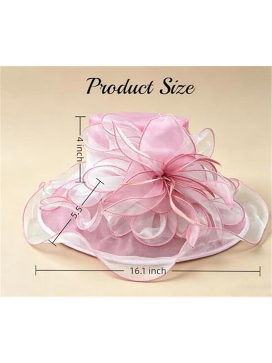 Women\'s Organza Church Fascinator Hat main image 2